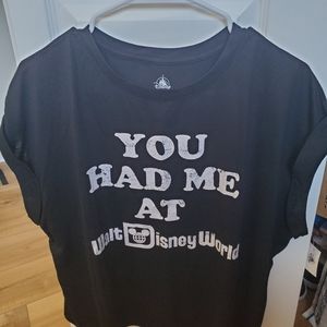 You Had Me At Walt DisneyWorld women shirt sz Large